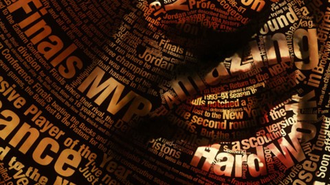 篮球之神的数字密码：那幅由两千句传奇拼成的乔丹肖像你还记得吗